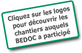 Cliquez sur les logos pour voir la fiche associée